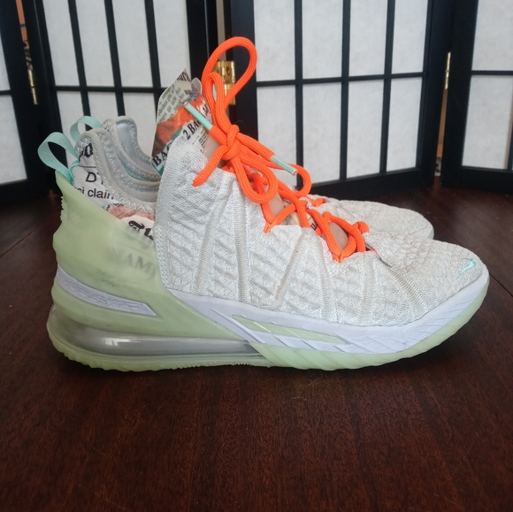 Nike Lebron 18 x Diana Taurasi GOAT Vision Size 8 Gently Worn Great Condition! - Picture 7 of 8